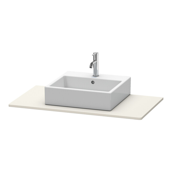 Duravit Konsole XSquare 100x55cm, Taupe, mit 1 Ausschnitt
