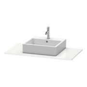 Duravit Konsole XSquare 100x55cm, we hochglanz, mit 1 Ausschnitt-3