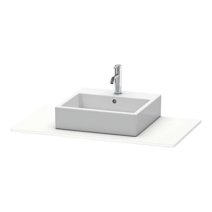Duravit Konsole XSquare 100x55cm, weiß matt, mit 1 Ausschnitt
