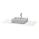 Duravit Konsole XSquare 120x55 cm, blanc brillant, avec 1 découpe-3