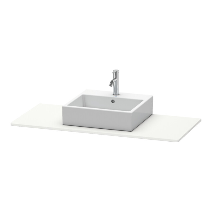 Duravit Konsole XSquare 120x55 cm, blanc mat, avec 1 découpe