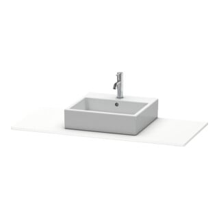 Duravit Konsole XSquare 120x55 cm, blanc supermat, avec 1 découpe