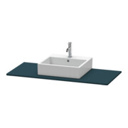 Duravit Konsole XSquare 120x55 cm, bleu mat, avec 1 découpe-3