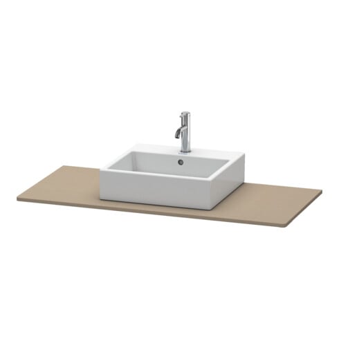 Duravit Konsole XSquare 120x55 cm, lin, avec 1 découpe