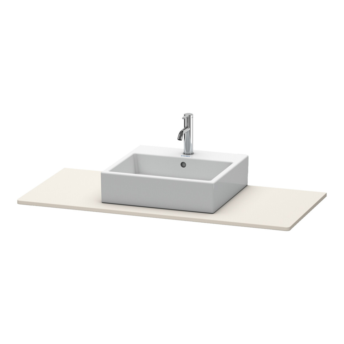 Duravit Konsole XSquare 120x55 cm, taupe, avec 1 découpe