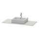 Duravit Konsole XSquare 120x55cm, betongr matt, mit 1 Ausschnitt-3