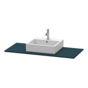 Duravit Konsole XSquare 120x55cm, blau s-matt, mit 1 Ausschnitt-3