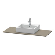 Duravit Konsole XSquare 120x55cm, flan. Gr s-matt, m 1 Ausschn-3
