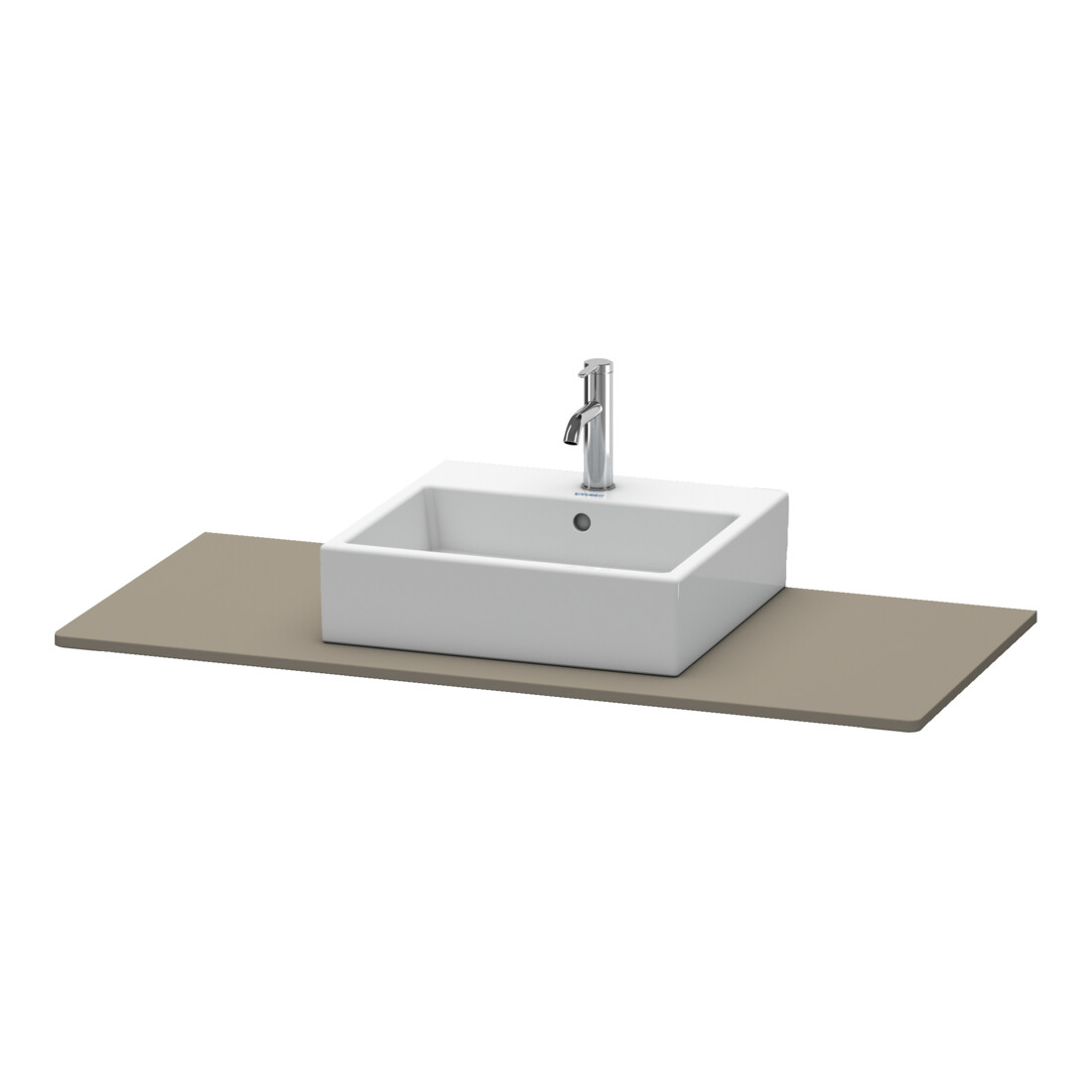 Duravit Konsole XSquare 120x55cm, flan. Gr s-matt, m 1 Ausschn