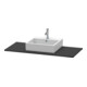 Duravit Konsole XSquare 120x55cm, graph matt, mit 1 Ausschnitt-1