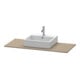 Duravit Konsole XSquare 120x55cm, Leinen, mit 1 Ausschnitt-3