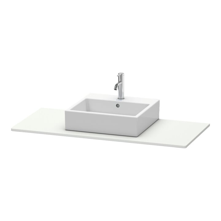 Duravit Konsole XSquare 120x55cm, Nord we s-matt, m 1 Ausschnitt