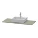 Duravit Konsole XSquare 120x55cm, steingrau s-matt, m 1 Ausschn-3
