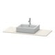 Duravit Konsole XSquare 120x55cm, Tau matt, mit 1 Ausschnitt-1