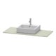 Duravit Konsole XSquare 120x55cm, Tau s-matt, mit 1 Ausschnitt-3