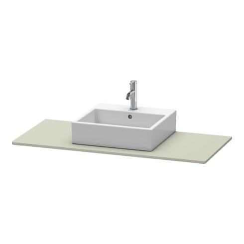 Duravit Konsole XSquare 120x55cm, Tau s-matt, mit 1 Ausschnitt