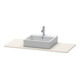 Duravit Konsole XSquare 120x55cm, Taupe, mit 1 Ausschnitt-3