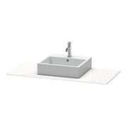 Duravit Konsole XSquare 120x55cm, we hochglanz, mit 1 Ausschnitt-3