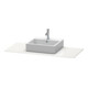 Duravit Konsole XSquare 120x55cm, we hochglanz, mit 1 Ausschnitt-3
