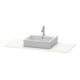 Duravit Konsole XSquare 120x55cm, we s-matt, mit 1 Ausschnitt-3