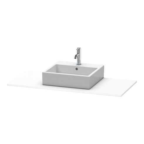 Duravit Konsole XSquare 120x55cm, weiß matt, mit 1 Ausschnitt