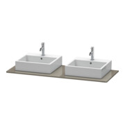 Duravit Konsole XSquare 140x55 cm, f G g, m 2 sorties, lavabo double face-3