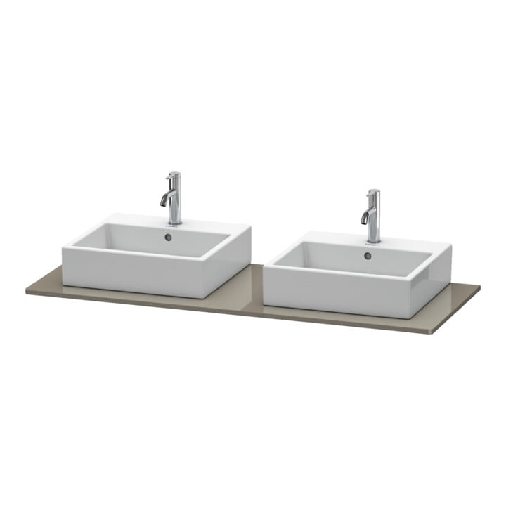 Duravit Konsole XSquare 140x55 cm, f G g, m 2 sorties, lavabo double face