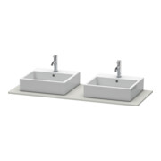 Duravit Konsole XSquare 140x55cm, bg m, m 2 Auss, Beck. beids.-3