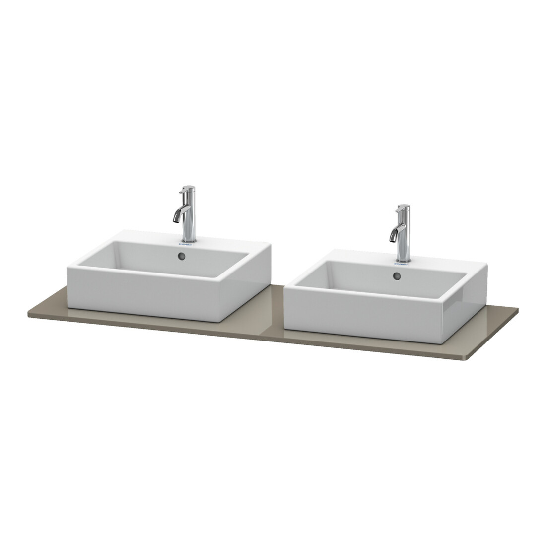 Duravit Konsole XSquare 140x55cm, f G g, m 2 Auss, Beck. beids.