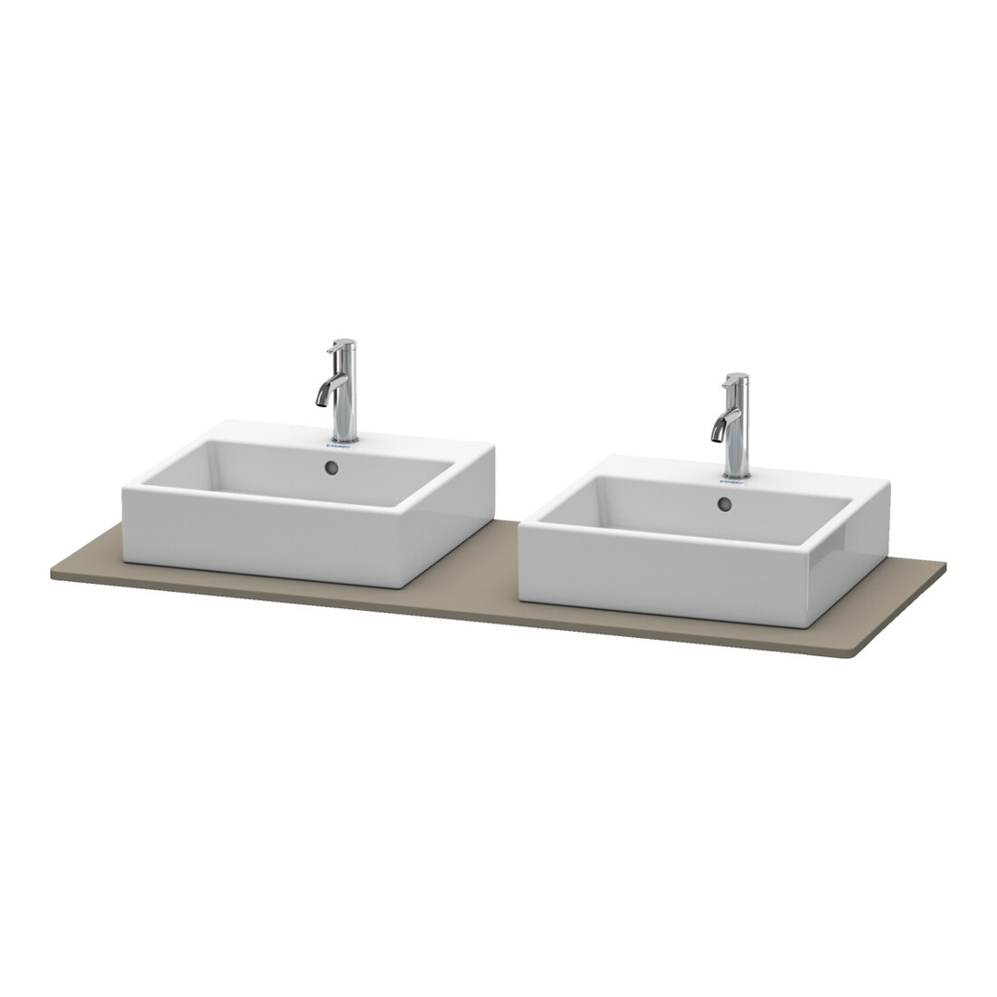 Duravit Konsole XSquare 140x55cm, f G m, m 2 Auss, Beck. beids.