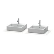 Duravit Konsole XSquare 140x55cm, gra matt, m 2 Auss, B beids.-3