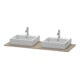 Duravit Konsole XSquare 140x55cm, lei, m 2 Auss, Beck. beids.