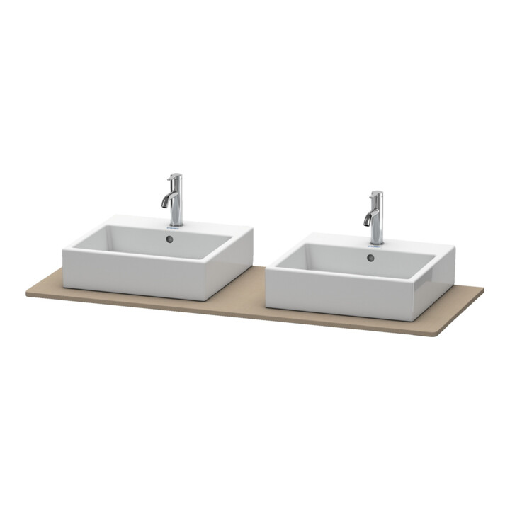 Duravit Konsole XSquare 140x55cm, lei, m 2 Auss, Beck. beids.