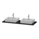 Duravit Konsole XSquare 140x55cm, s g, m 2 Auss, Beck. beids.-4