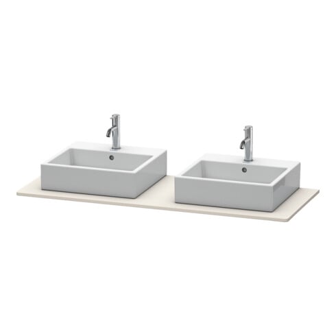 Duravit Konsole XSquare 140x55cm, T, m 2 Auss, Beck. beids.