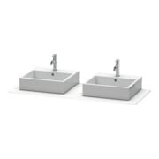 Duravit Konsole XSquare 140x55cm, w m, m 2 Auss, Beck. beids.-3