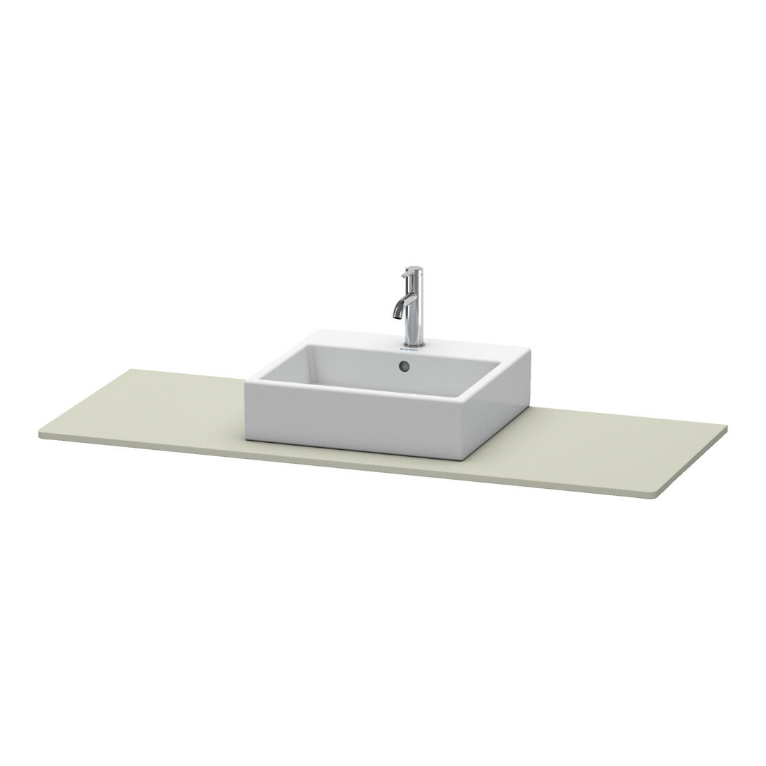 Duravit Konsole XSquare 140x55x1,6 cm, avec 1 AS, AS avec, Tau satin mat