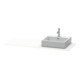 Duravit Konsole XSquare 140x55x1,6 cm, avec 1 AS, AS droite, blanc mat-1