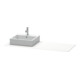 Duravit Konsole XSquare 140x55x1,6 cm, avec 1 AS, AS gauche, blanc mat-1