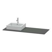 Duravit Konsole XSquare 140x55x1,6cm, m 1 AS, AS li, graph m-4