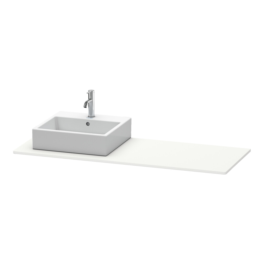Duravit Konsole XSquare 140x55x1,6cm, m 1 AS, AS li, we s-matt