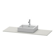 Duravit Konsole XSquare 140x55x1,6cm, m 1 AS, AS mit, betongr m-3