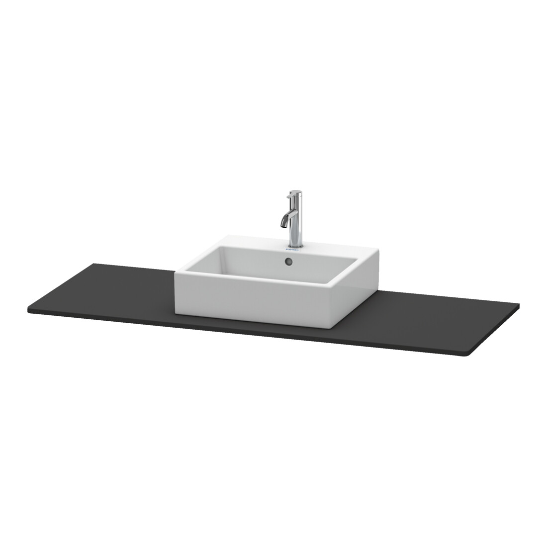 Duravit Konsole XSquare 140x55x1,6cm, m 1 AS, AS mit, graph matt