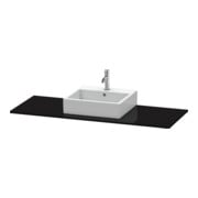 Duravit Konsole XSquare 140x55x1,6cm, m 1 AS, AS mit, sw hgl-3
