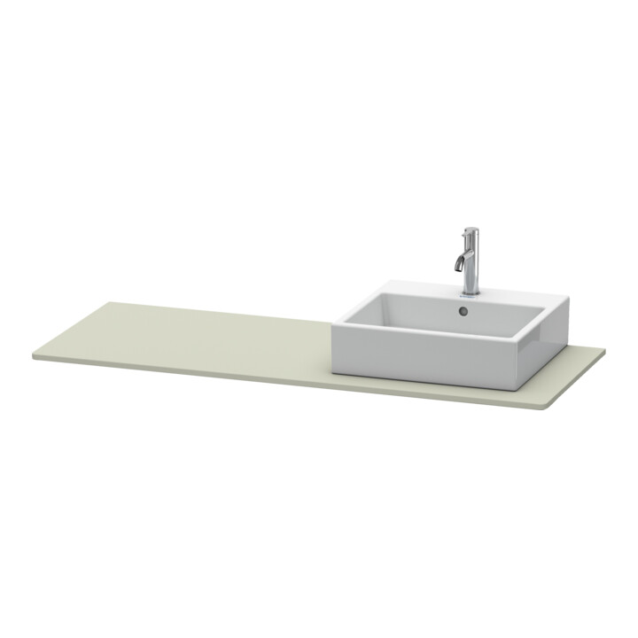 Duravit Konsole XSquare 140x55x1,6cm, m 1 AS, AS re, Tau s-matt