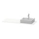 Duravit Konsole XSquare 140x55x1,6cm, m 1 AS, AS re, we s-matt-3
