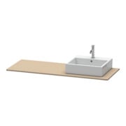 Duravit Konsole XSquare 140x55x1,6cm, m 1 AS, Ausschn re, lei-2