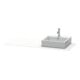 Duravit Konsole XSquare 140x55x1,6cm, m 1 AS, Ausschn re, we m-3