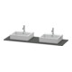 Duravit Konsole XSquare 160x55cm, gra m, m 2 Auss, Beck. beids.-4