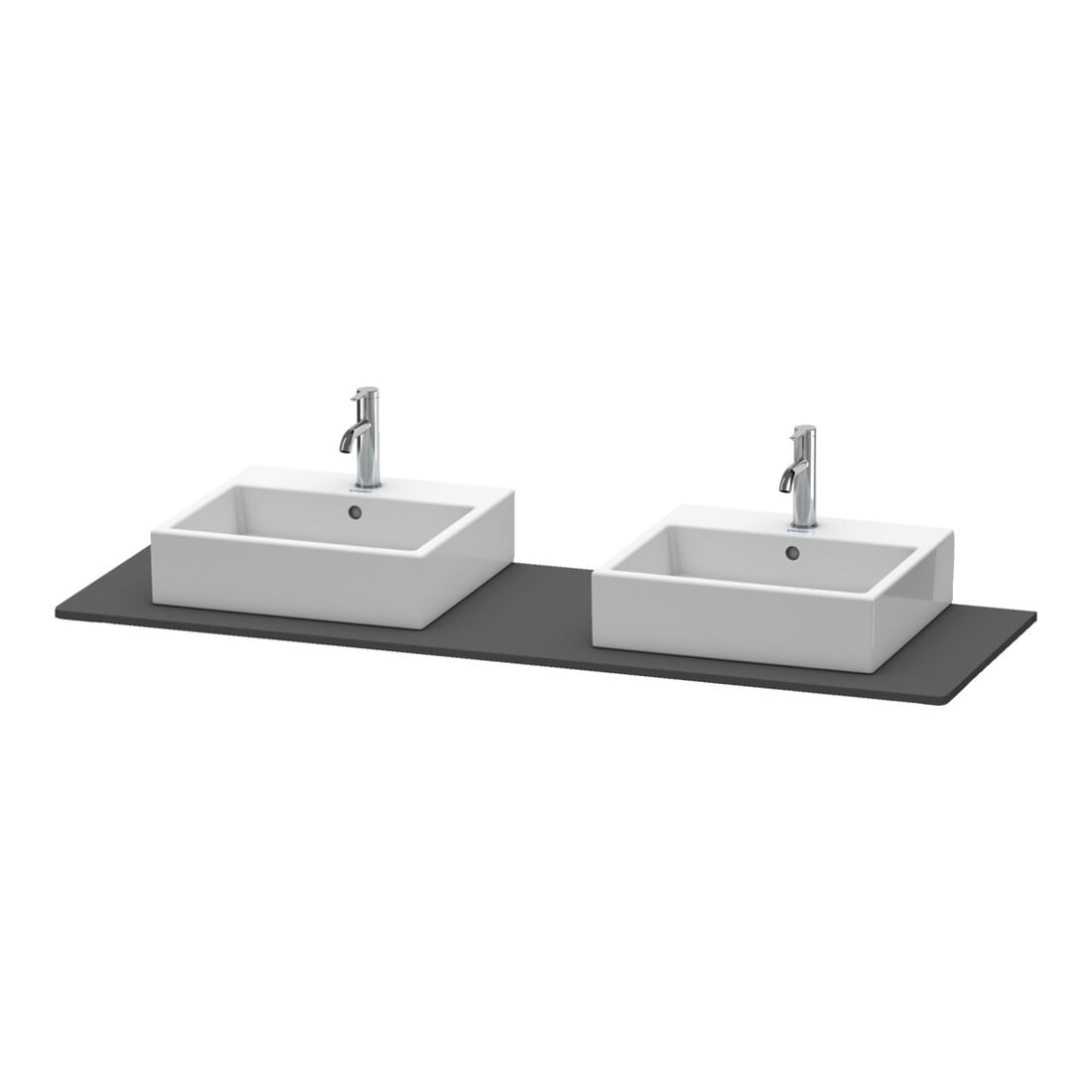 Duravit Konsole XSquare 160x55cm, gra m, m 2 Auss, Beck. beids.